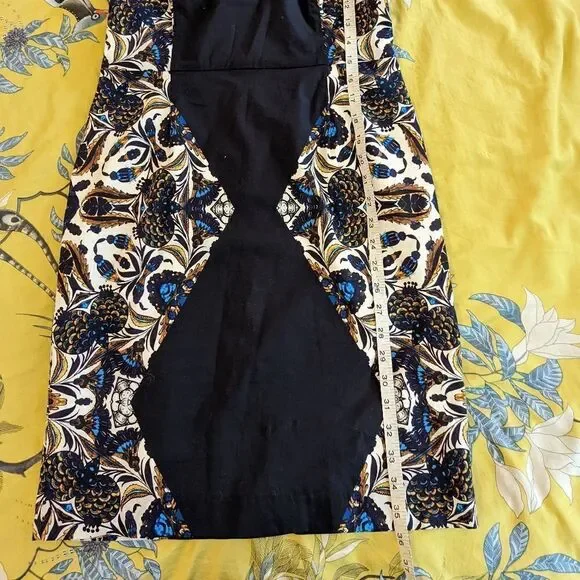 Corly Sleeveless Sheath Dress Side Floral Pattern Sz 8 Nwt - Picture 6 of 7